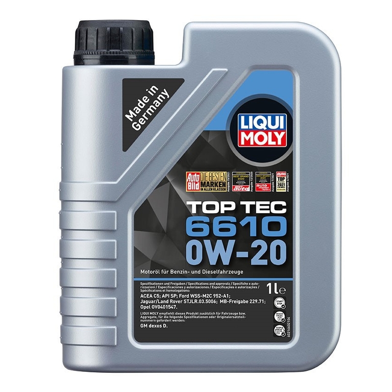 Synthetisches Motoröl LIQUI MOLY Top Tec 6610 0W-20 1 l