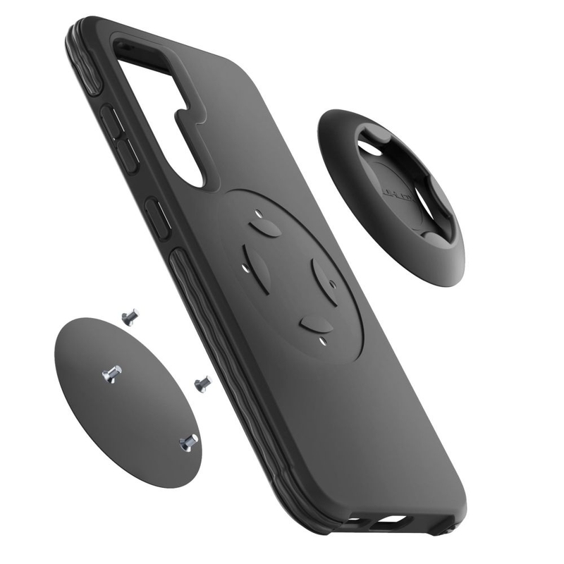 Schutzhülle Interphone QUIKLOX Tetraforce für Samsung Galaxy S24 Ultra schwarz
