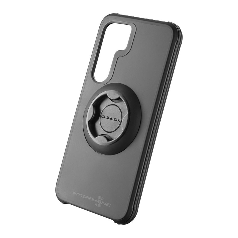 Schutzhülle Interphone QUIKLOX Tetraforce für Samsung Galaxy S24 Plus schwarz
