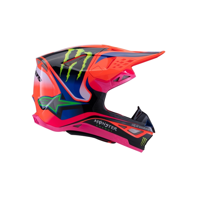 Alpinestars Supertech S-M10 HAIDEN DEEGAN Edition Motocross-Helm fluo orange-lila-pink-grün