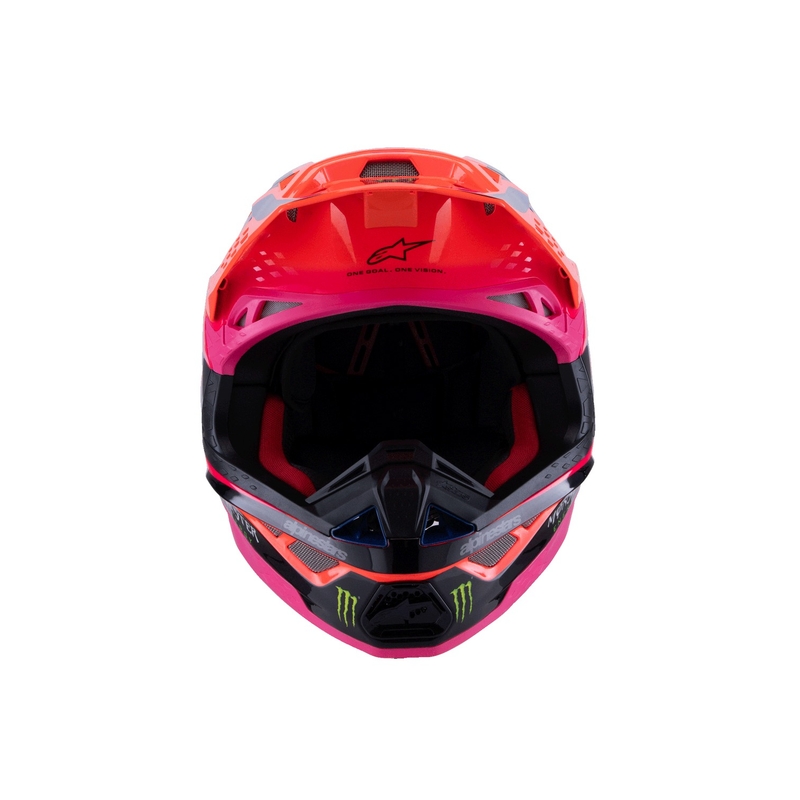 Alpinestars Supertech S-M10 HAIDEN DEEGAN Edition Motocross-Helm fluo orange-lila-pink-grün