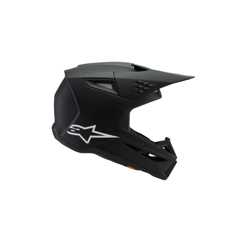Alpinestars S-M3 Solid Kinder Motocross Helm Mattschwarz