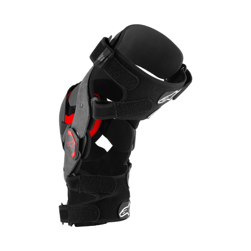 Alpinestars Supertech RK-10 Plasma Knieorthesen schwarz-rot