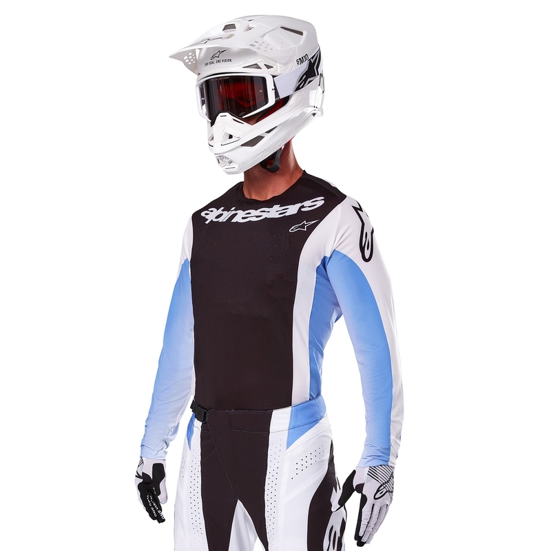 Alpinestars Techstar Melt Motocross-Trikot schwarz-blau