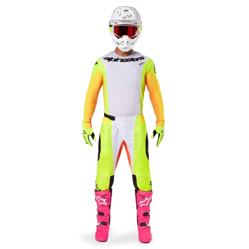 Alpinestars Techstar Melt Motocross-Trikot gelb-schwarz