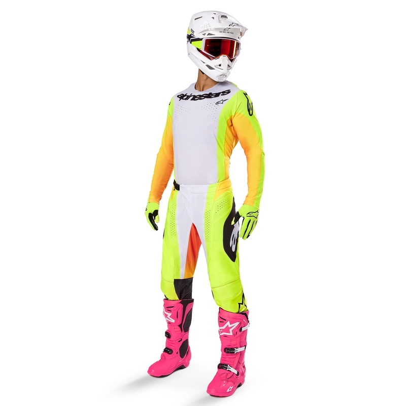 Alpinestars Techstar Melt Motocross-Trikot gelb-schwarz