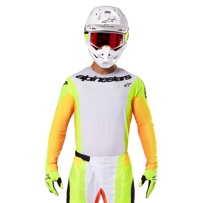 Alpinestars Techstar Melt Motocross-Trikot gelb-schwarz