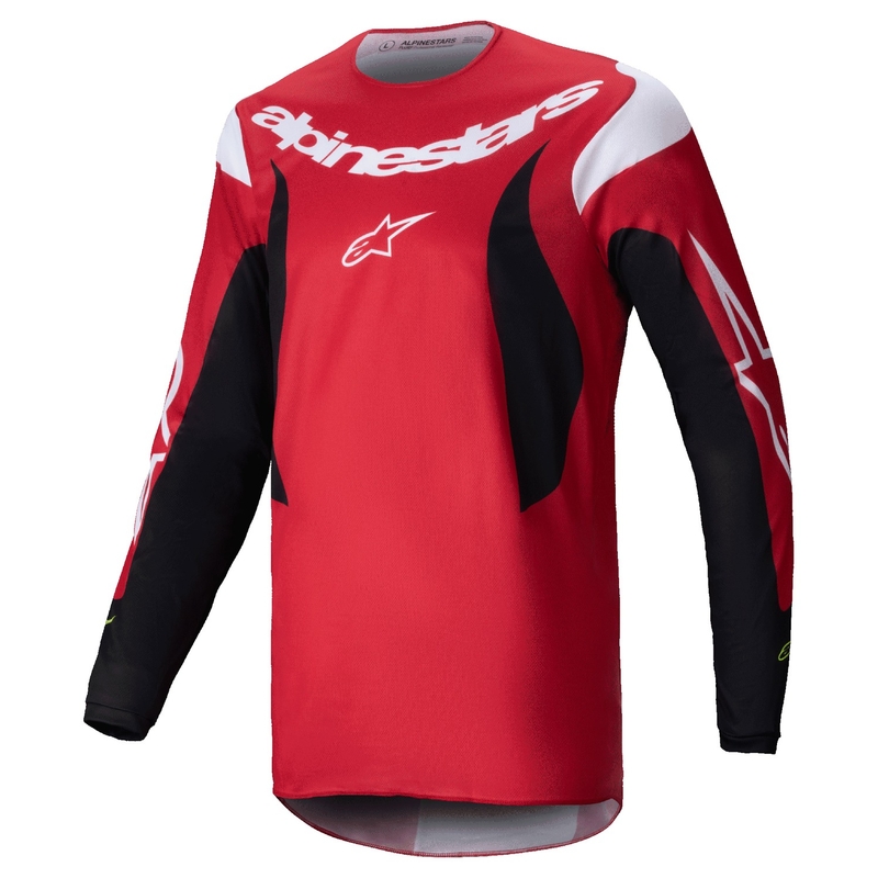 Alpinestars Fluid Haul Motocross-Trikot rot-schwarz