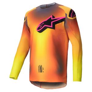 Alpinestars Supertech Lipan Motocross-Trikot gelb-rosa