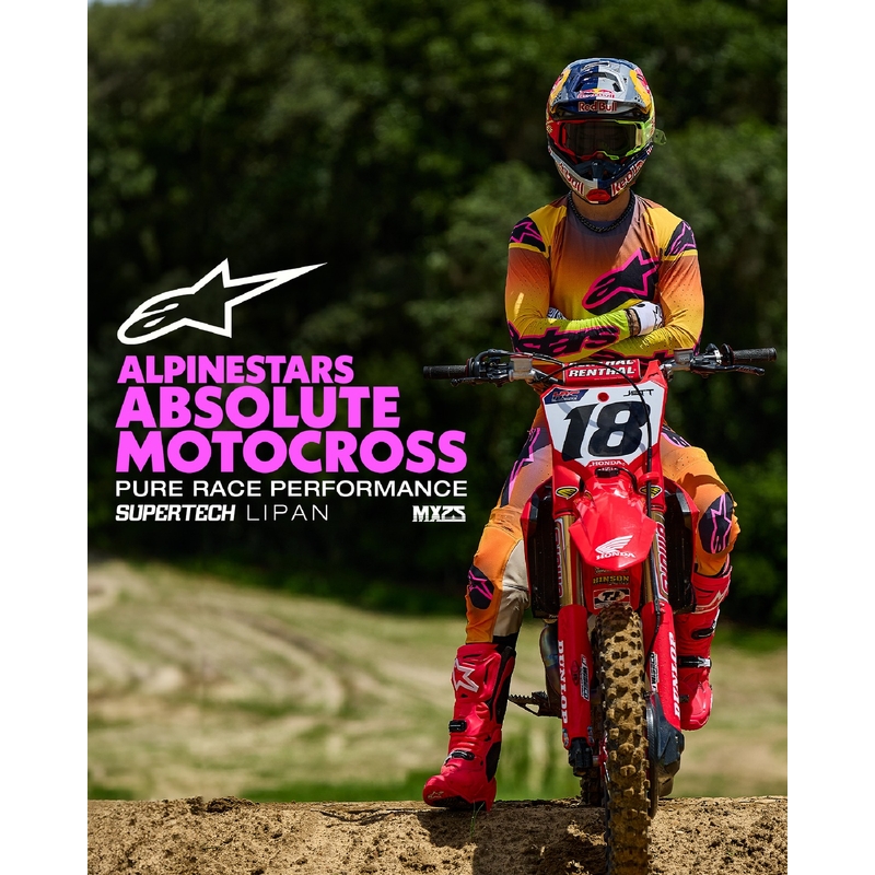 Alpinestars Supertech Lipan Motocross-Trikot gelb-rosa