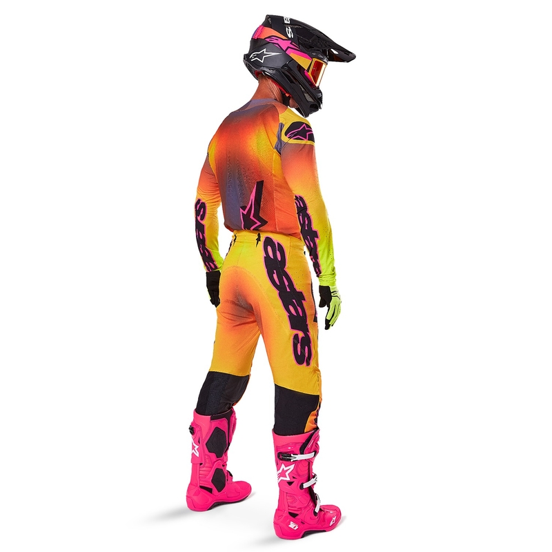 Alpinestars Supertech Lipan Motocross-Trikot gelb-rosa