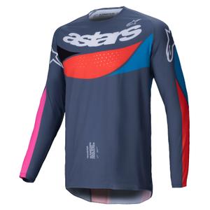 Alpinestars Techstar Dreem Motocross-Trikot grau-mehrfarbig
