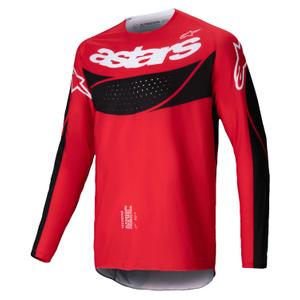 Alpinestars Techstar Dreem Motocross-Trikot rot-schwarz