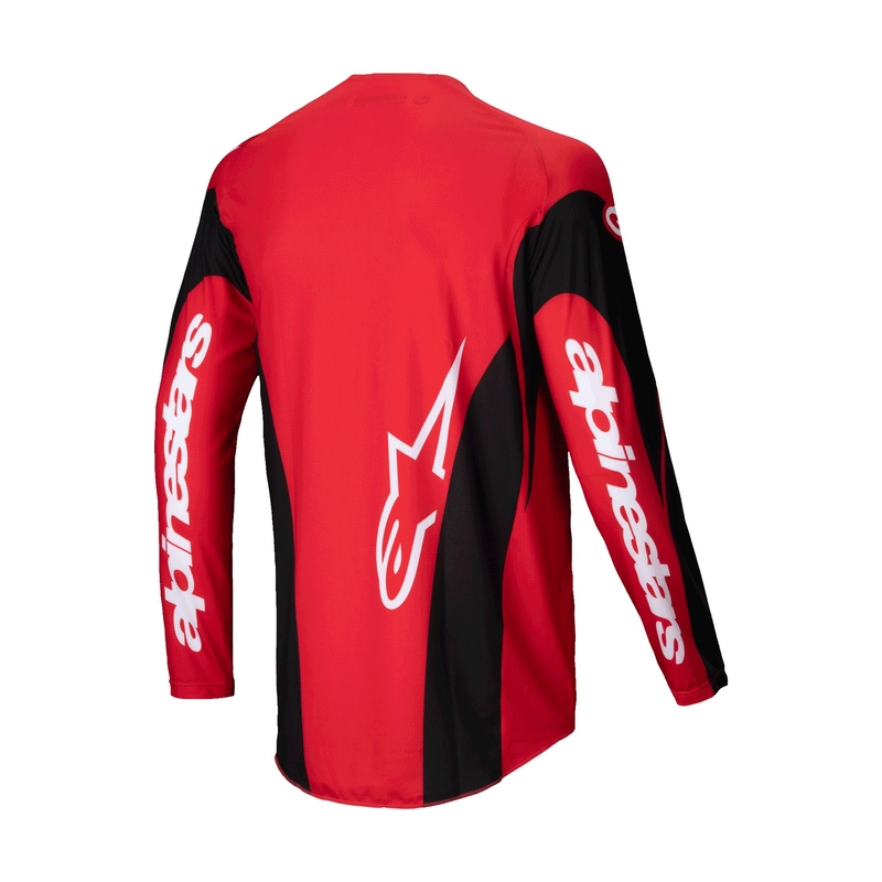Alpinestars Techstar Dreem Motocross-Trikot rot-schwarz