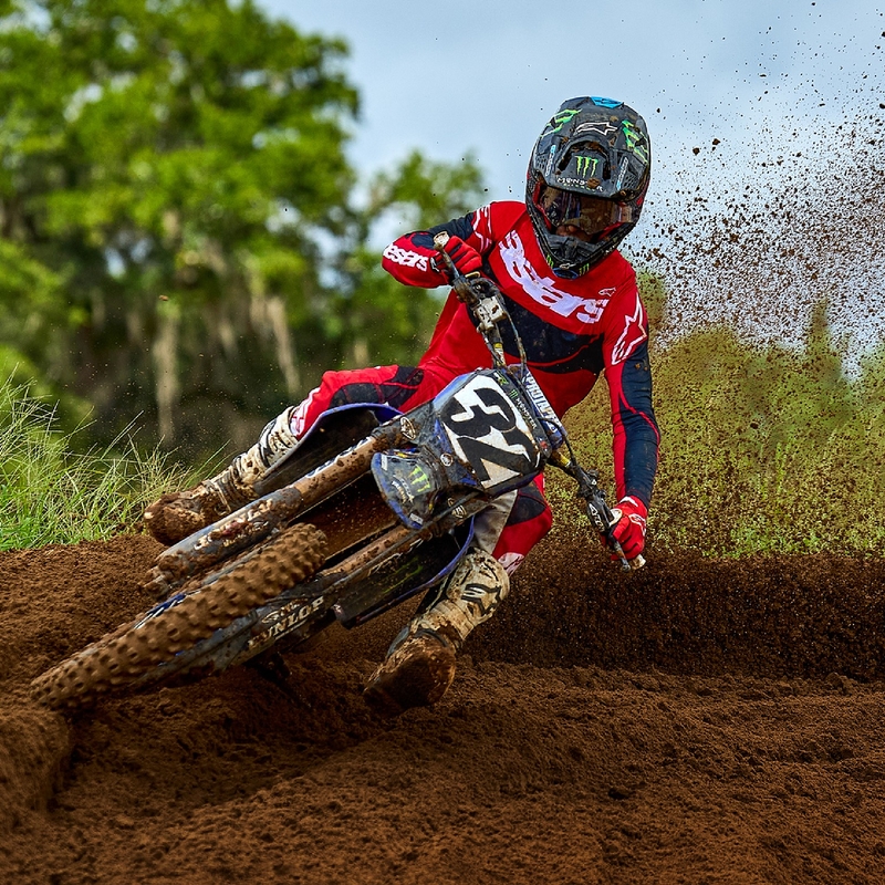 Alpinestars Techstar Dreem Motocross-Trikot rot-schwarz