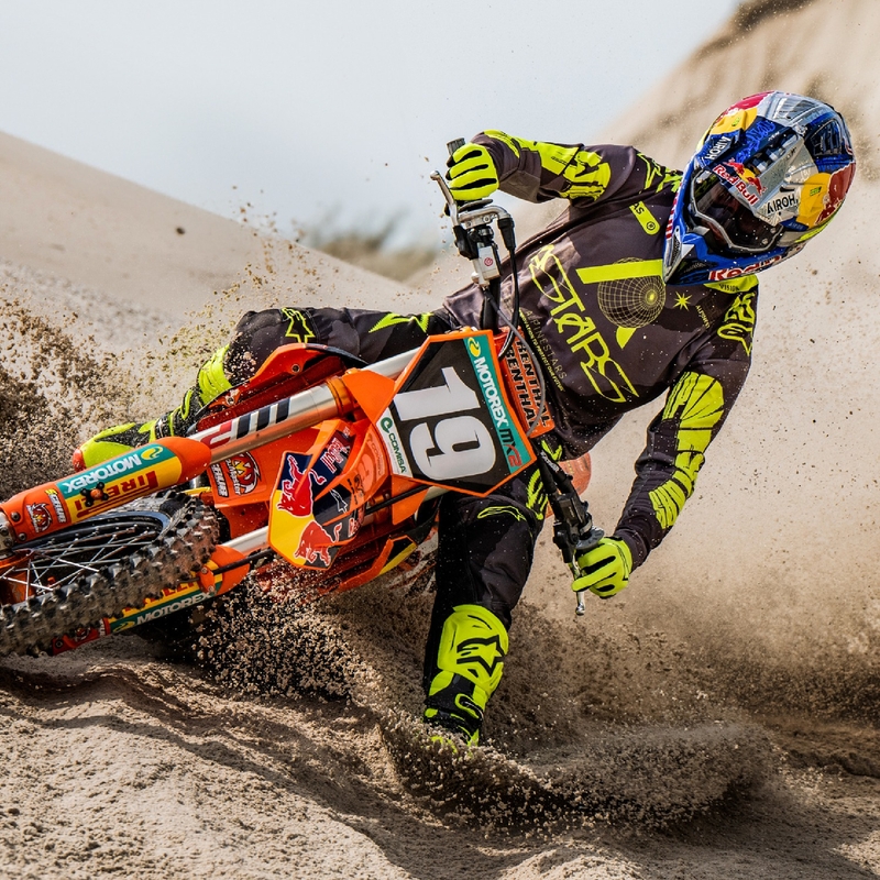 Alpinestars Racer Hollow Motocross-Trikot in dunklem Camo-Fluo-Gelb