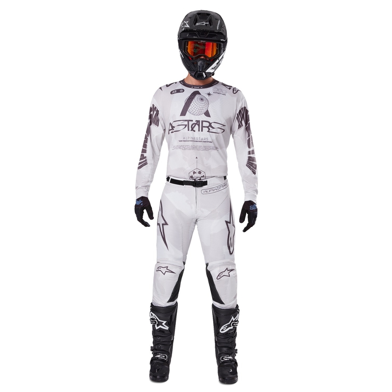 Alpinestars Racer Hollow Motocross-Trikot in hellem Camo-Braun