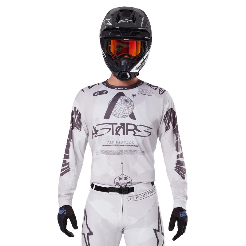 Alpinestars Racer Hollow Motocross-Trikot in hellem Camo-Braun