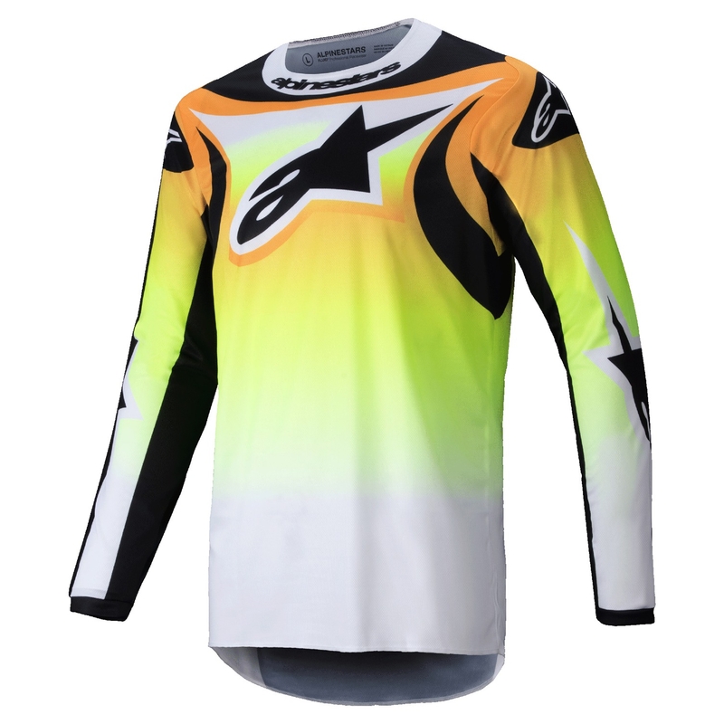 Alpinestars Fluid Wurx Motocross-Trikot gelb-schwarz