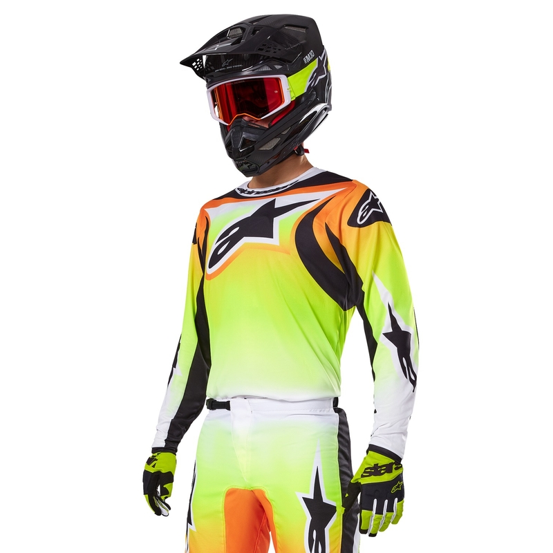 Alpinestars Fluid Wurx Motocross-Trikot gelb-schwarz