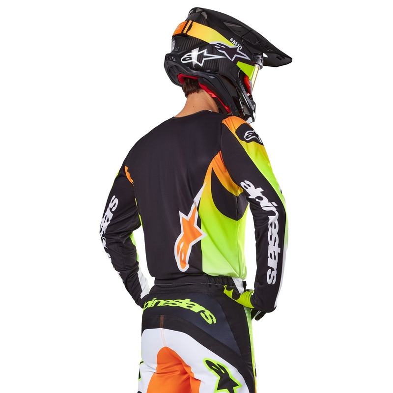 Alpinestars Fluid Wurx Motocross-Trikot gelb-schwarz