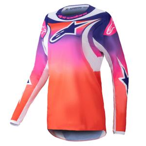 Alpinestars Stella Fluid Wurx Damen Motocross-Trikot mehrfarbig-weiß