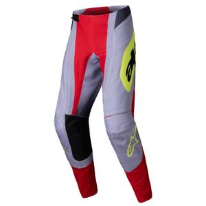 Alpinestars Techstar Melt Motocrosshose rot-grau