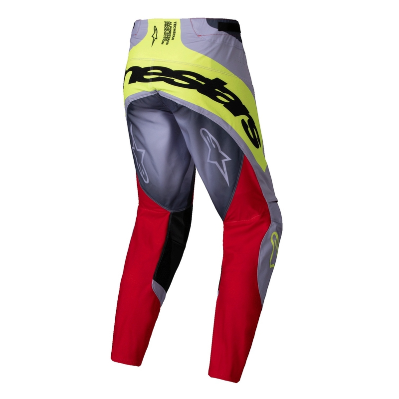 Alpinestars Techstar Melt Motocrosshose rot-grau