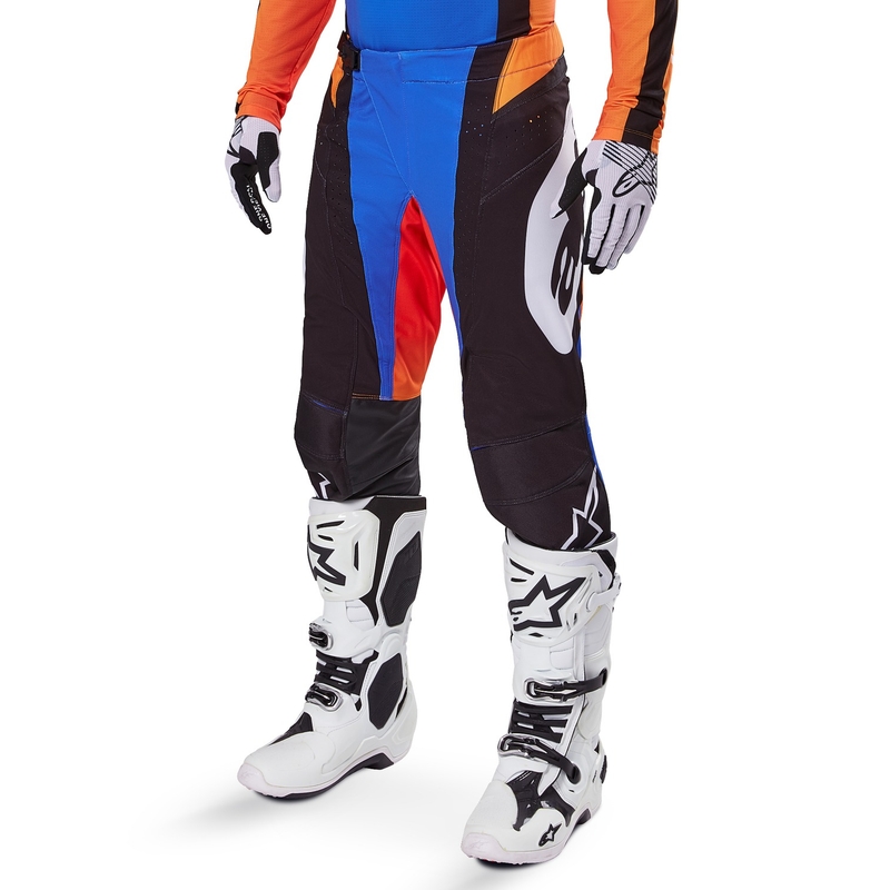 Alpinestars Techstar Melt Motocross-Hose orange-blau