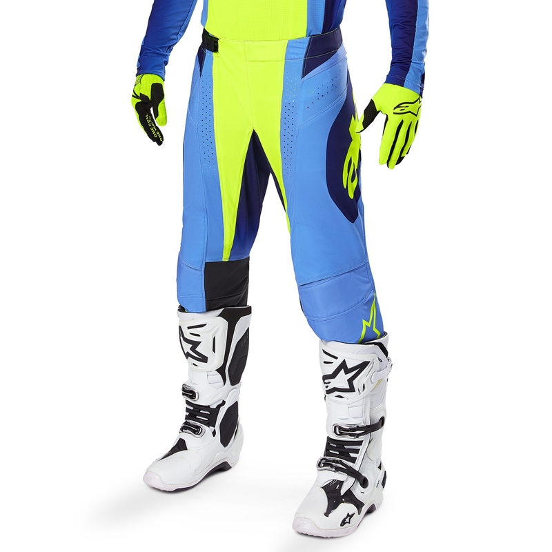 Motocross-Hose Alpinestars Techstar Melt fluo gelb-blau