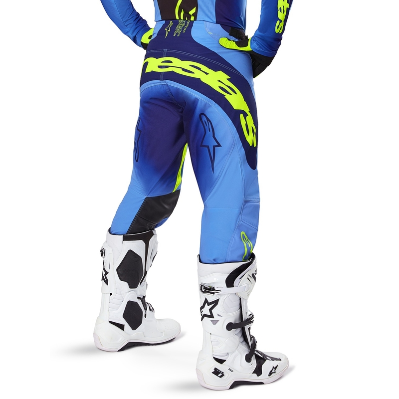 Motocross-Hose Alpinestars Techstar Melt fluo gelb-blau
