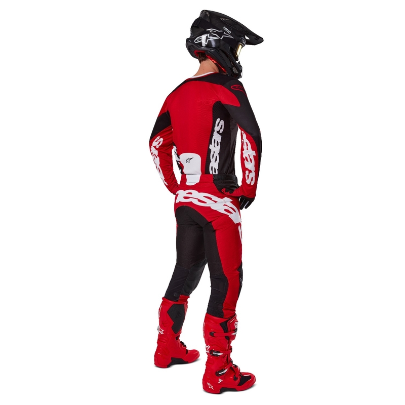 Alpinestars Racer Veil Motocrosshose schwarz-rot