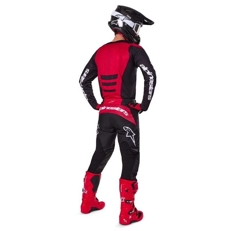 Alpinestars Fluid Haul Motocross-Hose schwarz und weiß