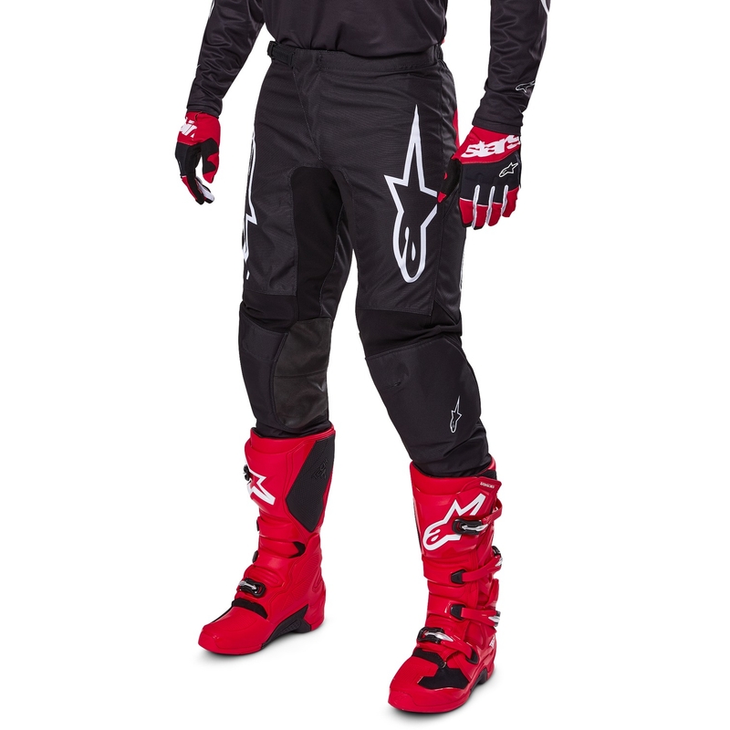 Alpinestars Fluid Haul Motocross-Hose schwarz und weiß