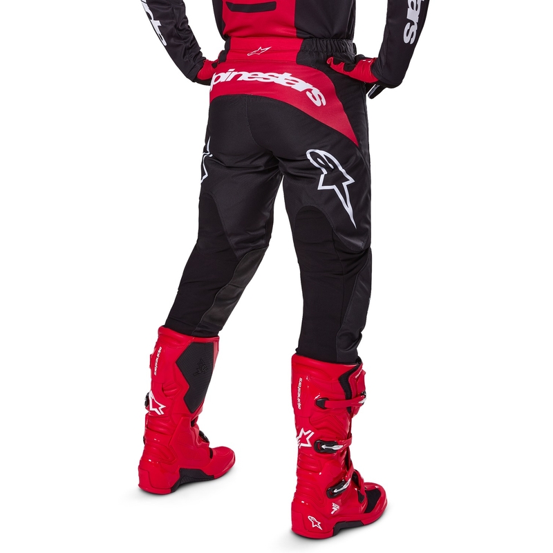 Alpinestars Fluid Haul Motocross-Hose schwarz und weiß