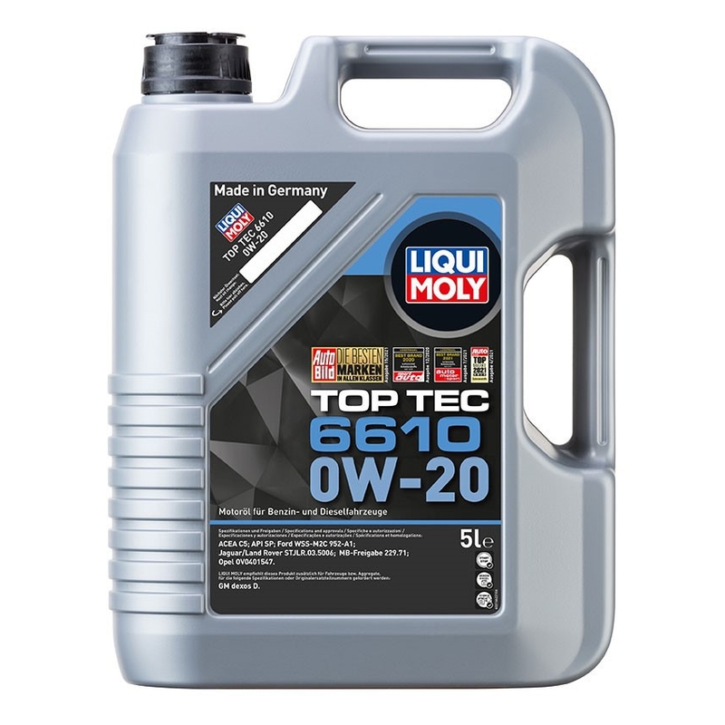 Synthetisches Motoröl LIQUI MOLY Top Tec 6610 0W-20 5 l