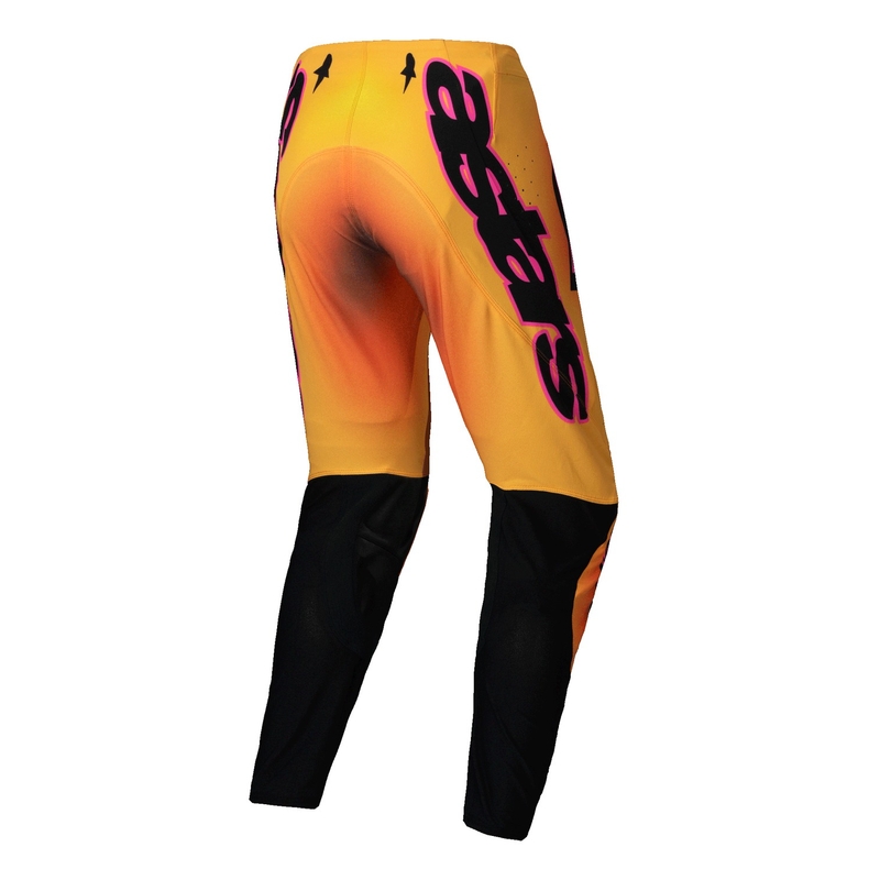 Motocross-Hose Alpinestars Supertech Lipan gelb-rosa