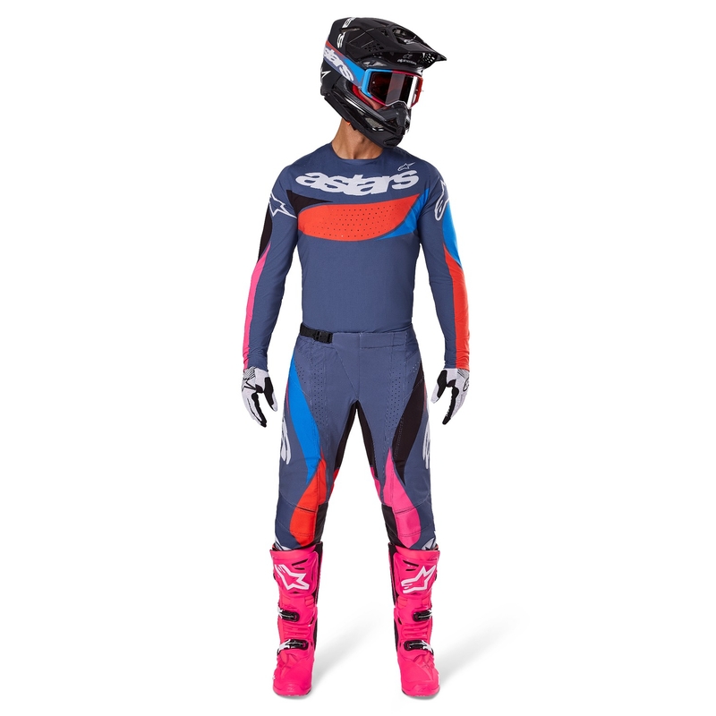 Alpinestars Techstar Dreem Motocross-Hose grau-mehrfarbig