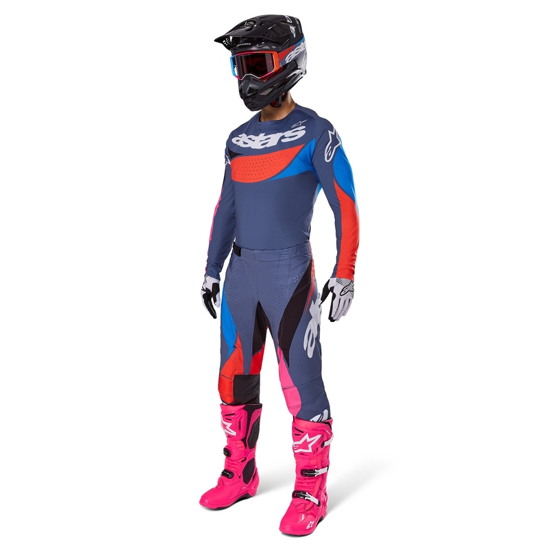 Alpinestars Techstar Dreem Motocross-Hose grau-mehrfarbig