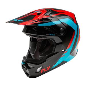 Motocross-Helm FLY Racing Formula CP rot-schwarz-blau