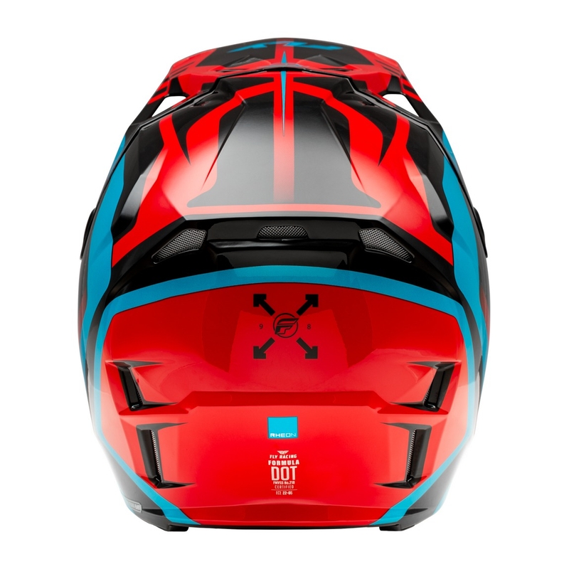Motocross-Helm FLY Racing Formula CP rot-schwarz-blau