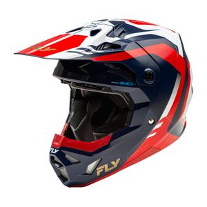 Motocross-Helm FLY Racing Formula CP rot-weiß-blau