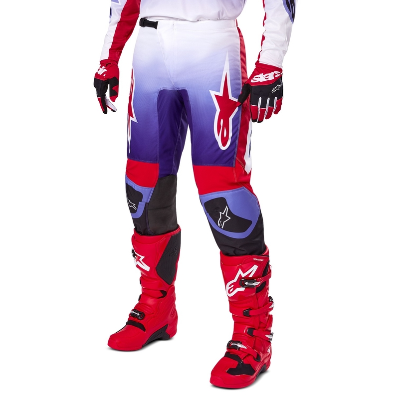 Alpinestars Fluid Wurx Motocrosshose lila-rot