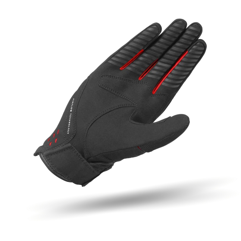 Damen-Motorradhandschuhe Shima One EVO schwarz-rot