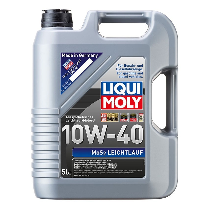 Teilsynthetisches Motorenöl LIQUI MOLY MoS2 Leichtlauf 10W-40 5 l