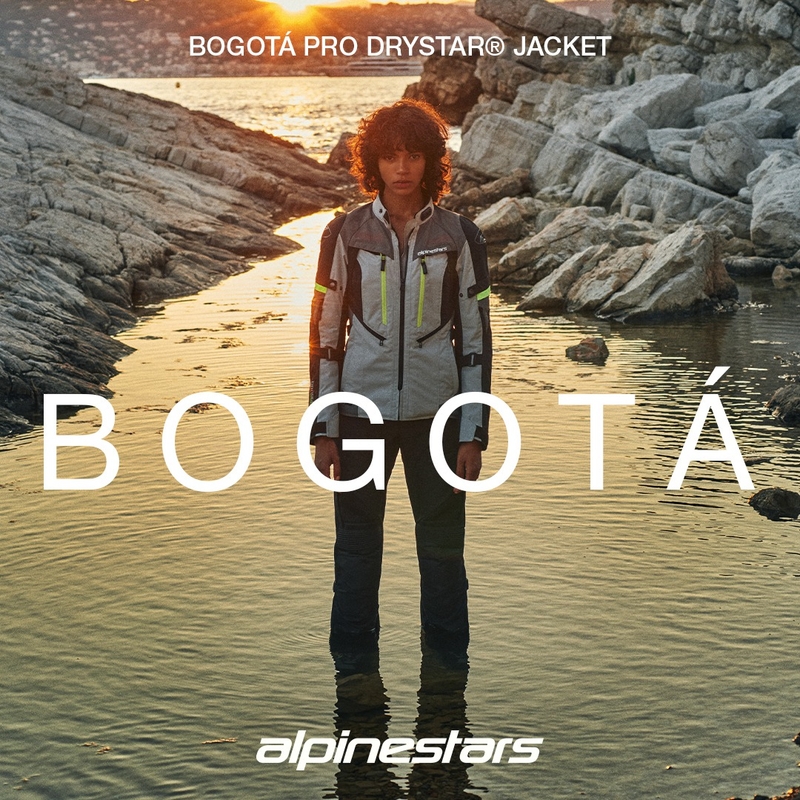 Alpinestars Stella Bogota PRO Drystar Damen Motorradjacke schwarz
