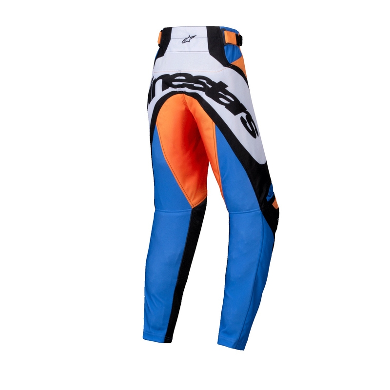 Kinder-Motocross-Hose Alpinestars Racer Melt orange-blau