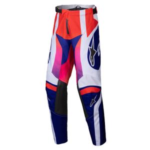 Alpinestars Racer Wurx Kinder-Motocross-Hose mehrfarbig-weiß