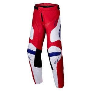 Alpinestars Racer Veil Kinder-Motocross-Hose rot-weiß