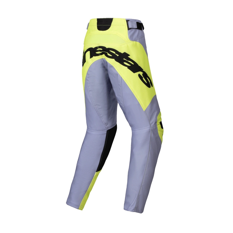 Kinder-Motocross-Hose Alpinestars Racer Veil grau-fluo gelb